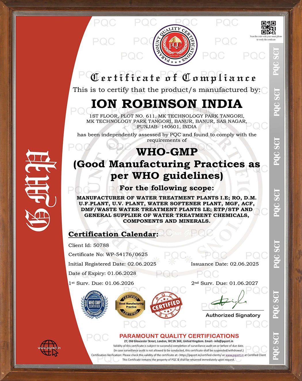 Certificate 1